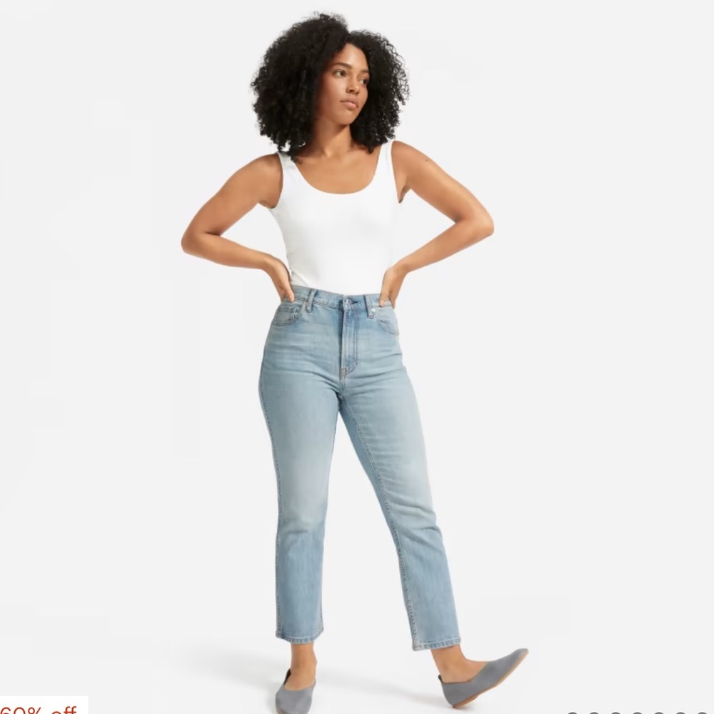 Everlane The Cheeky Bootcut Light Wash Denim Jean Size 26